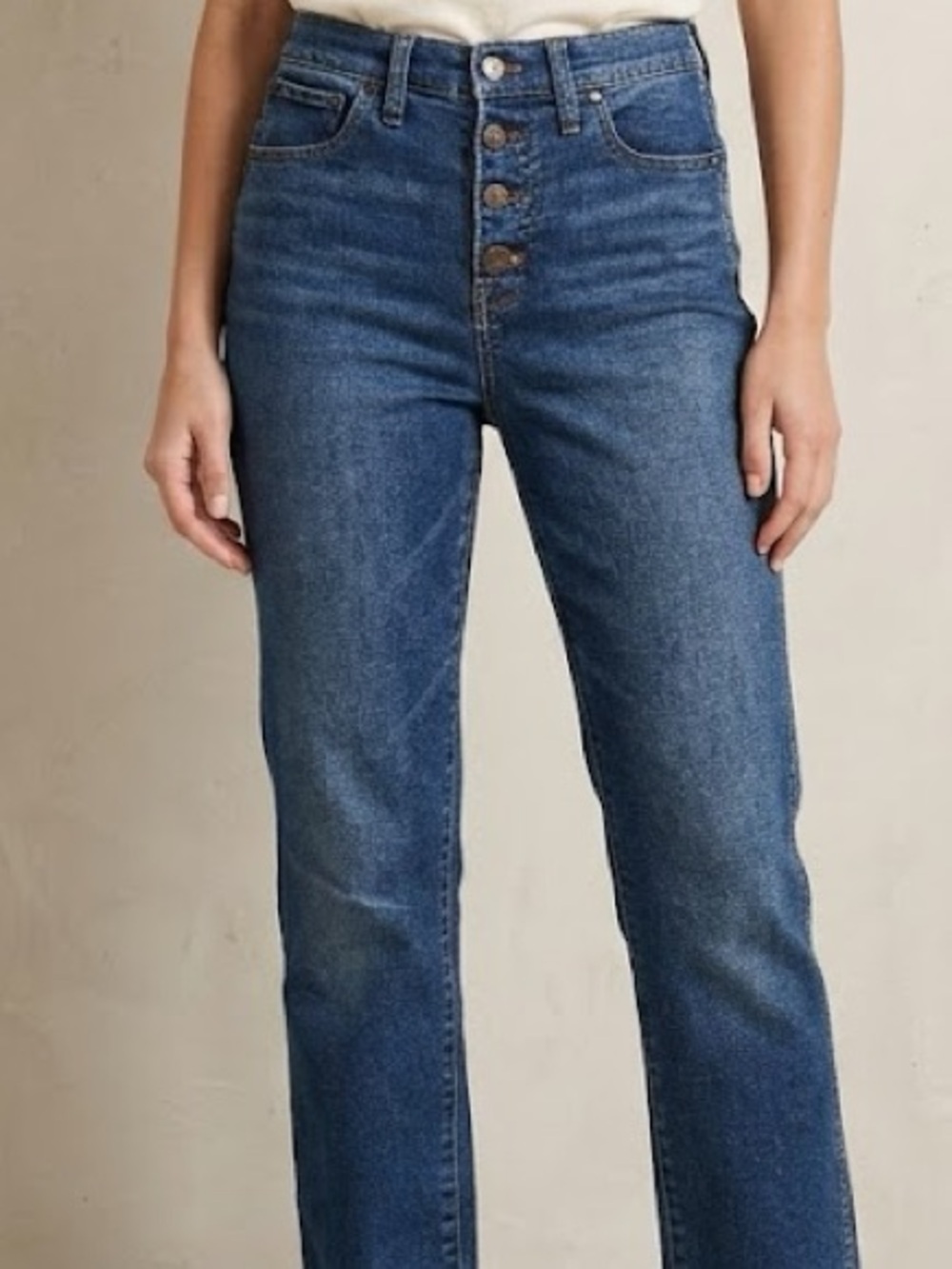 J. Crew High Rise Vintage Straight Leg Jean 27